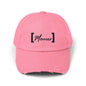 Cap with Text Logo - Distressed